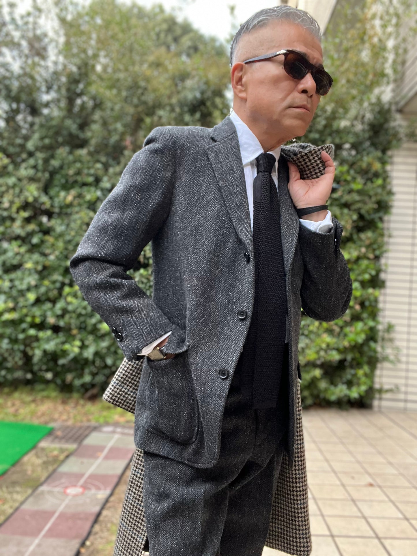 ジジイのTweed Suit from KENNETH FIELD