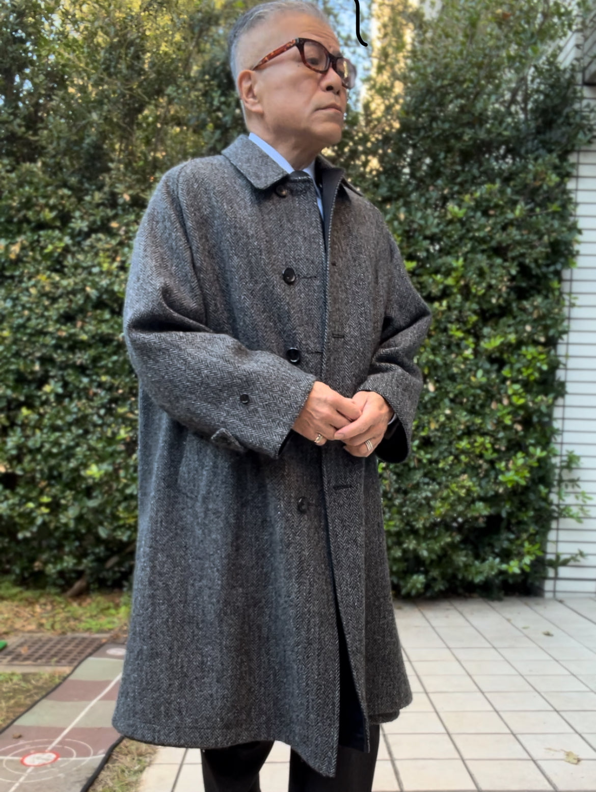 ジジイのTweed Overcoat ( Reversible ) by Anatomica