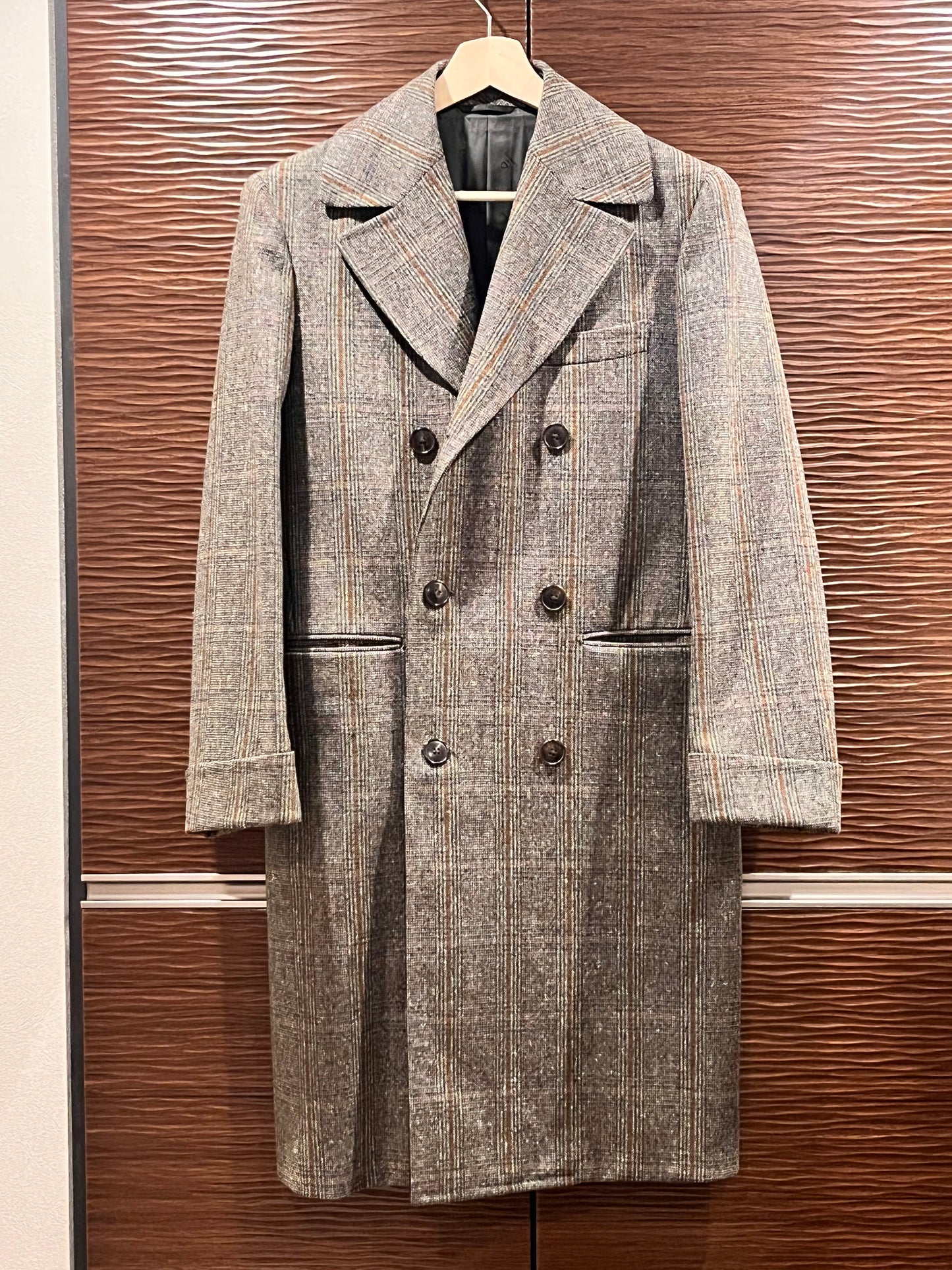 ジジイのPolo Coat made from Vintage DORMEUIL SPORTEX