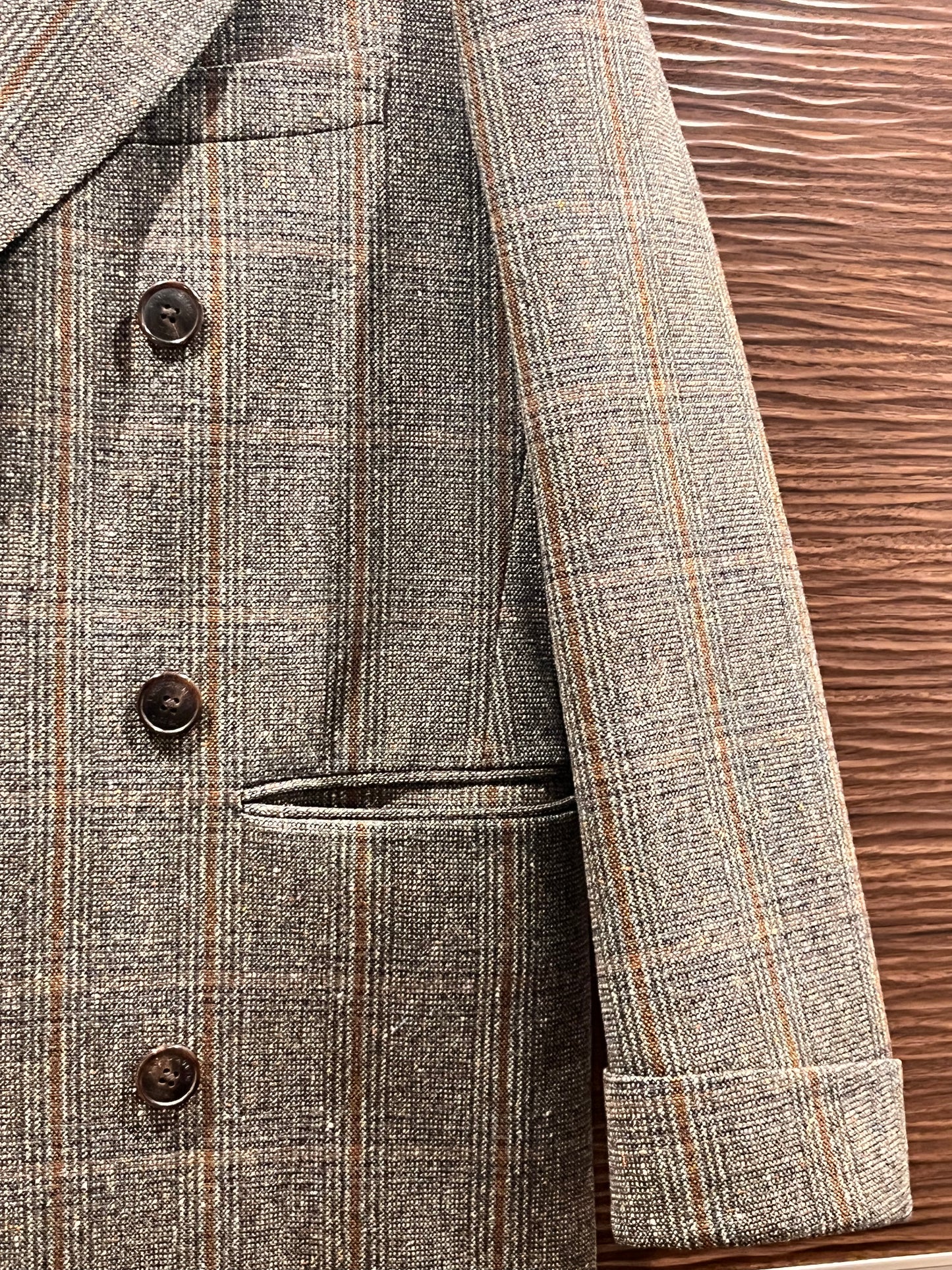 ジジイのPolo Coat made from Vintage DORMEUIL SPORTEX