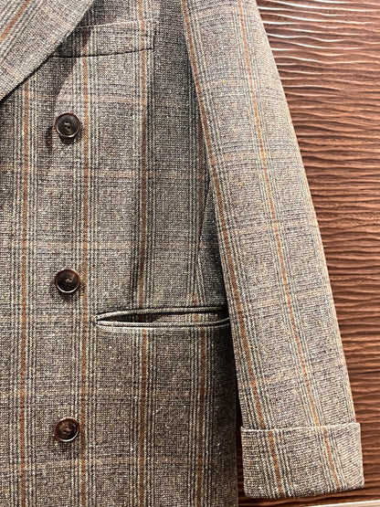 ジジイのPolo Coat made from Vintage DORMEUIL SPORTEX