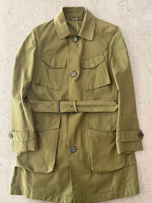 Olive Green Safari Coat